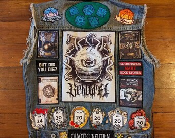 OOAK Dungeons & Dragons Battle Vest