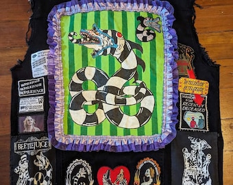 OOAK Beetlejuice Battle Vest