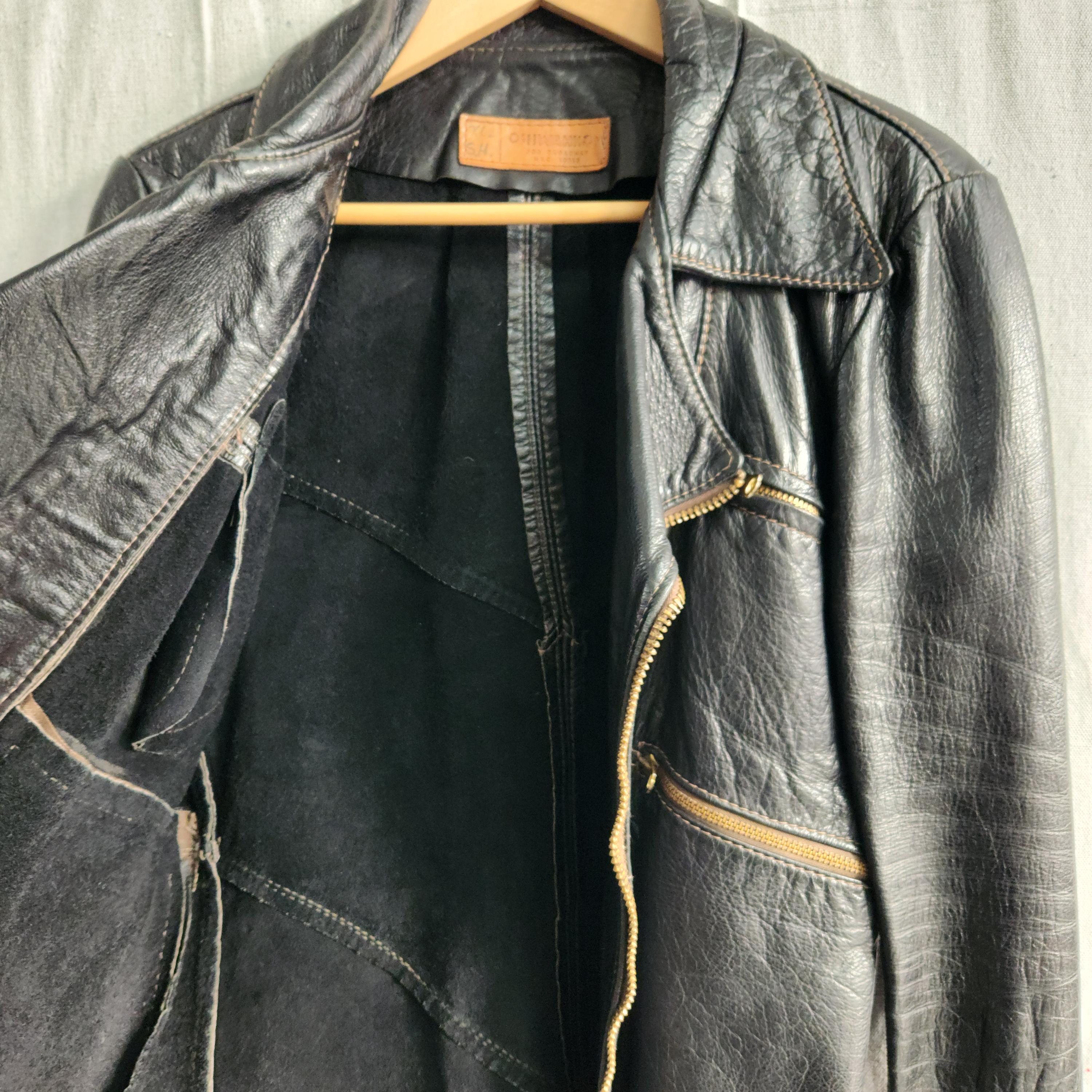 ジャケット・アウター USA Vintage Oshwahkon leather jacket Pre-Owned Burgundy Oshwahkon Leather Jacket 04LTY-002