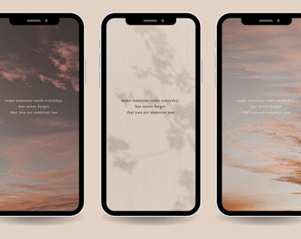 Four Aesthetic Inspirational Phone Wallpapers | Remember to Love Yourself