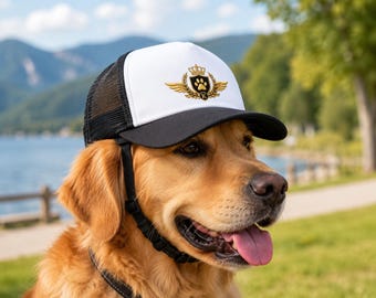 Gorra de camionero de espuma para perros