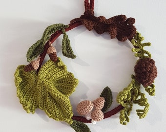 Autumn Crochet Wall Hanging