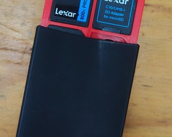 L'étui portefeuille avec porte-cartes SD est un accessoire pratique et pratique pour ranger et organiser vos cartes SD