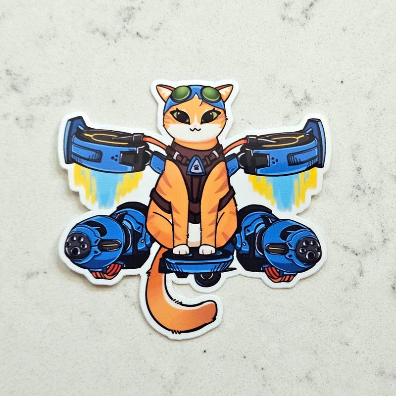 Jetpack Cat Overwatch - Etsy