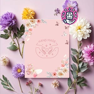 Handgemacht, handgemachte Karte, Handwerk, Basteln, Handwerk, Handwerk Karte, Grußkarte, digitaler Download, mit Liebe gemacht, Etiketten, Kunst und Handwerk