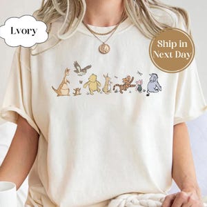 Comfort Colors Winnie The Pooh And Friends Shirt, Disney Pooh Shirt, Disneyland Shirt, Pooh Bear Shirt, Disney Shirt, Disney Trip Sweatshirt