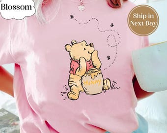 Vintage Pooh Shirt, Minimal Winnie The Pooh Shirt, Disney Trip Shirt, Disney Family Matching Shirt