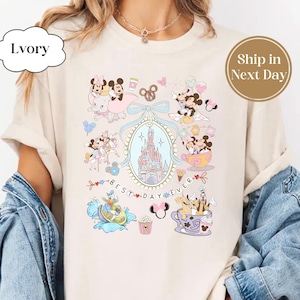 Retro Coquette Bows Mickey and Minnie Shirt, Disney World Shirt, Disney Girls Trip shirts, WDW Magic Kingdom, Disneyland Matching Girls Tee