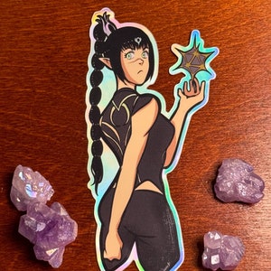 Baldur’s Gate 3: Shadowheart Holographic Vinyl Sticker