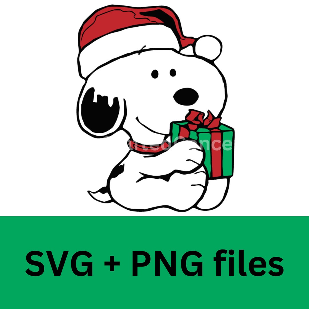 Navidad snoopy SVG-PNG-Descarga digital-DIY-Cortar archivo-Sublimación ...