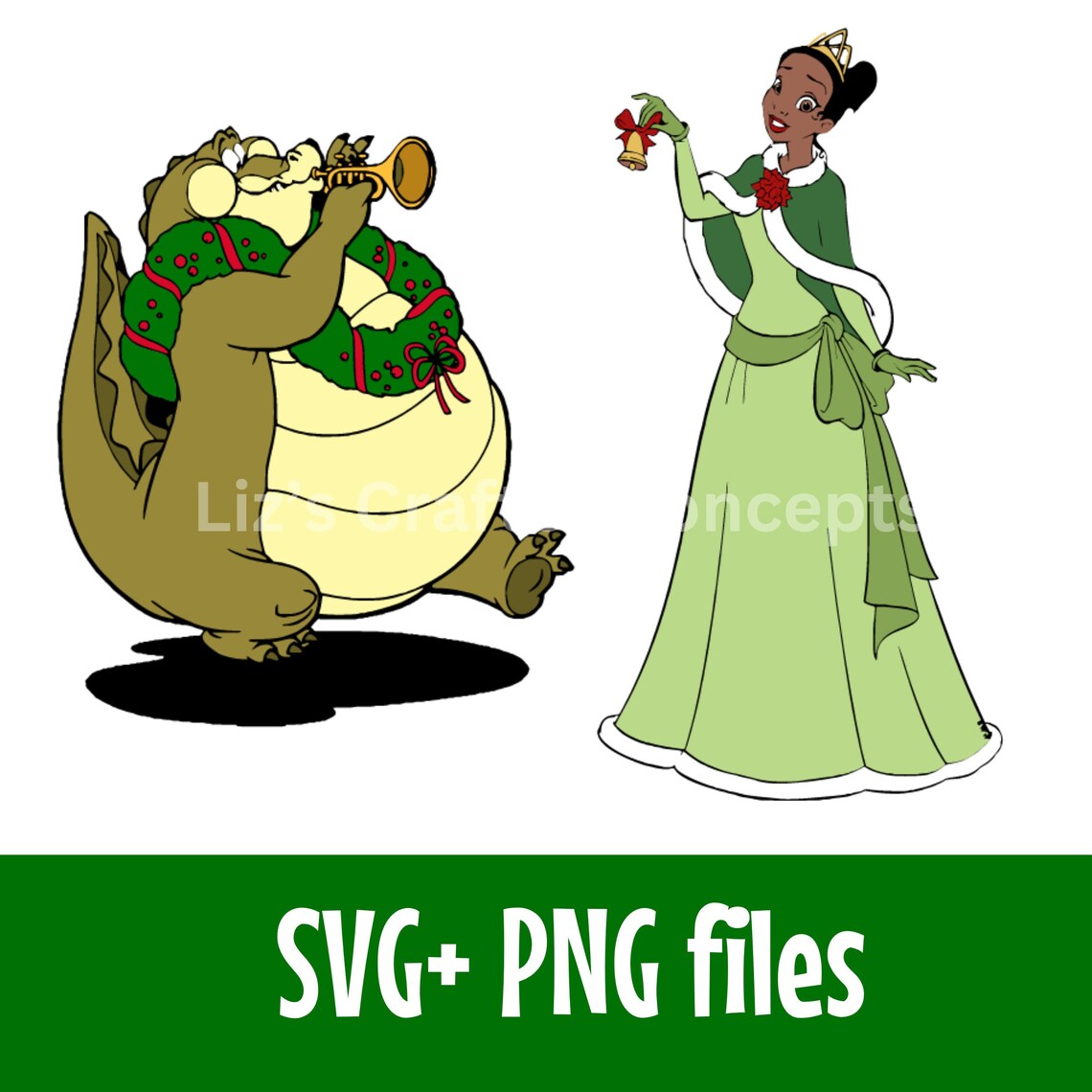 Tiana Svg Png Louis Svg Png New Orleans Christmas Christmas Etsy