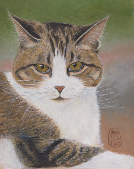 White tabby cat deals