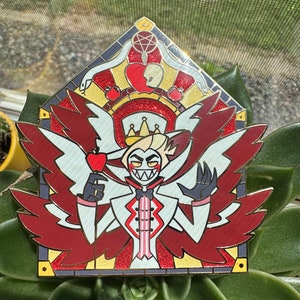 Lucifer Morningstar Mosaic Hard Enamel Pin