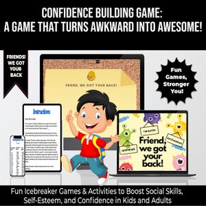 confidence building game | self worth,confidence for kids,self esteem tools,self esteem kids,self esteem ebook,child mental health