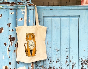 Tiger | Super Soft, Ethically Produced, Polyester Tote Bag