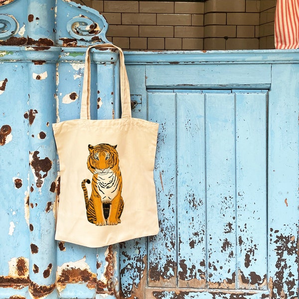 Tiger | Super Soft, Ethically Produced, Polyester Tote Bag