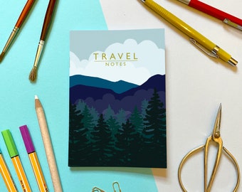 A6 Mini Notebook - Travel Notes