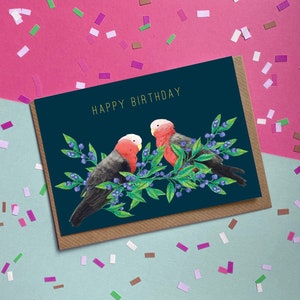 Feliz Aniversário Galah | Cartão de saudações