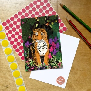Cartolina • Tigre della giungla