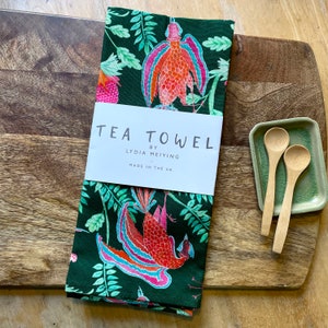 Emperor&#39;s Garden (Emerald) • Tea Towel