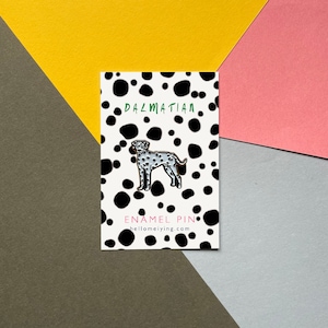 Dalmatian Enamel Pin Badge