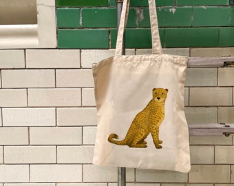 Cheetah | Super Soft, Ethically Produced, Polyester Tote Bag