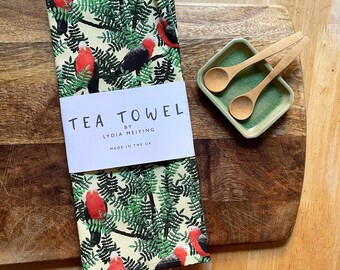 Galah Red • Tea Towel