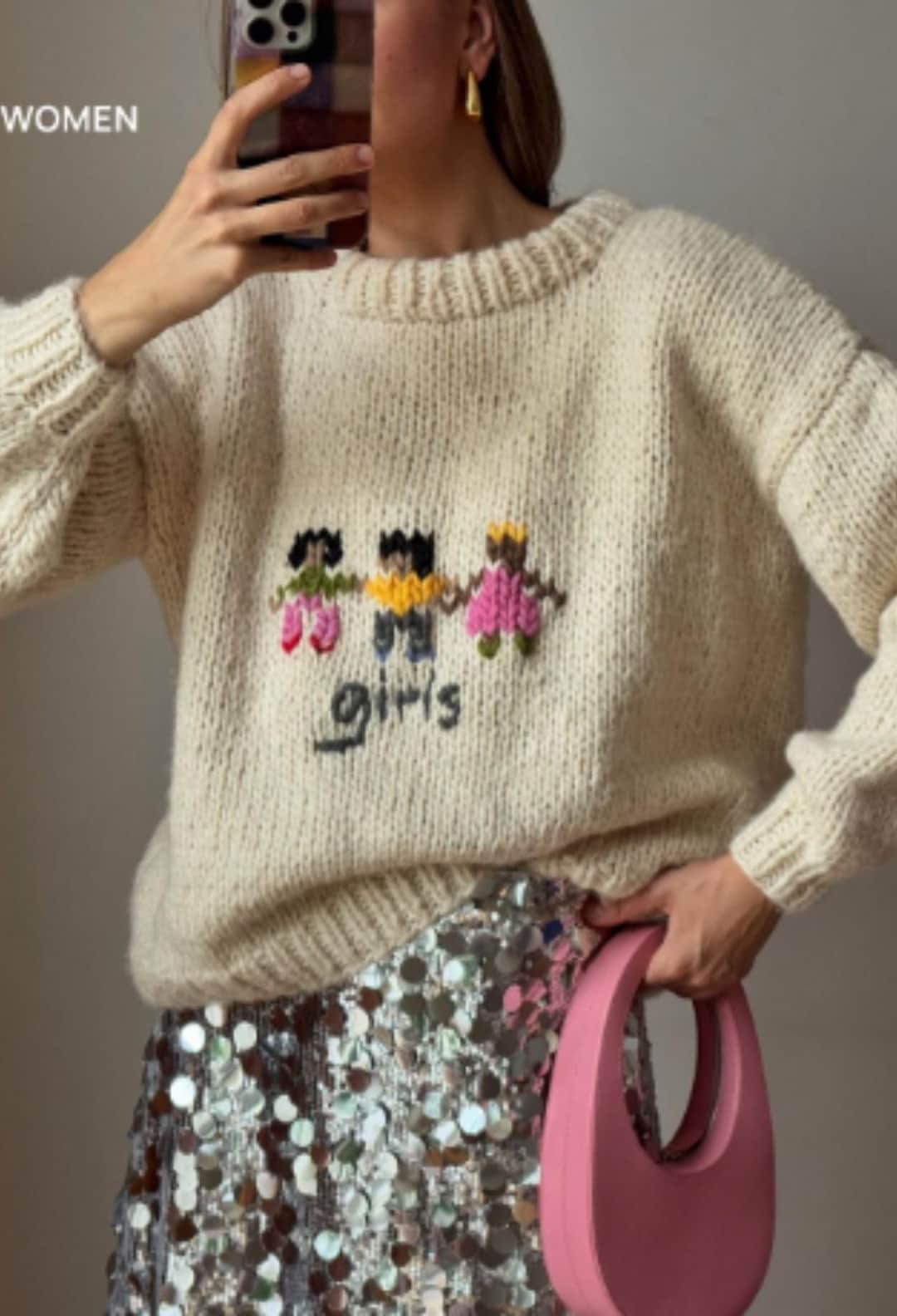 Custom Text Wool Sweater | Personalized Knit Gift - Etsy
