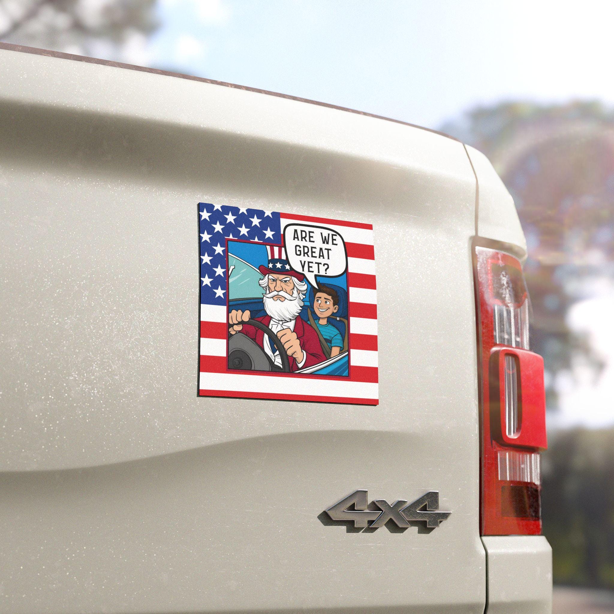 Political Bumper Sticker Decal - "The Problem With Political Jokes Is They Get Elected", 10x3 Inch
