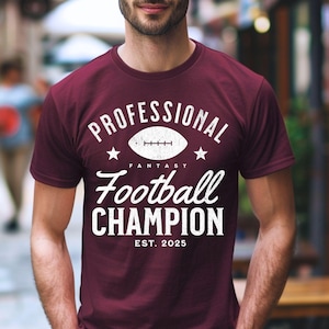 Fantasy Football Champion T-Shirt: Funny Unisex Sports Tee