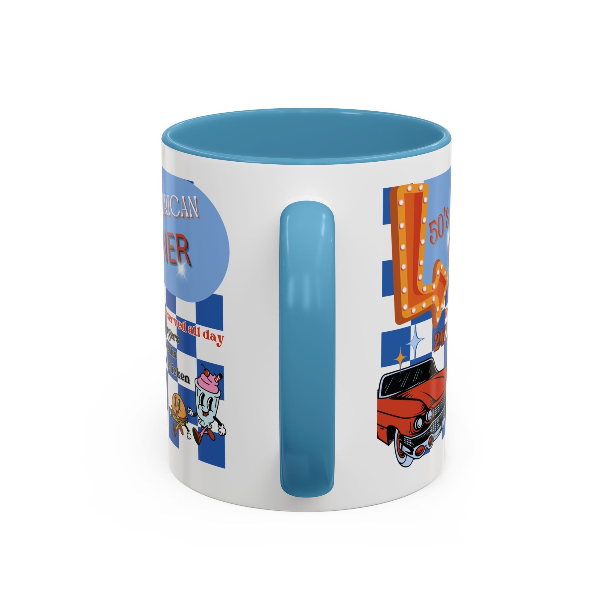 Retro Diner Coffee Mug, Classic American 50's Style Cup, Cool 1950s Style  Tea Cup, 11oz, Gift for Diner Lovers, Restaurant Decor - Etsy
