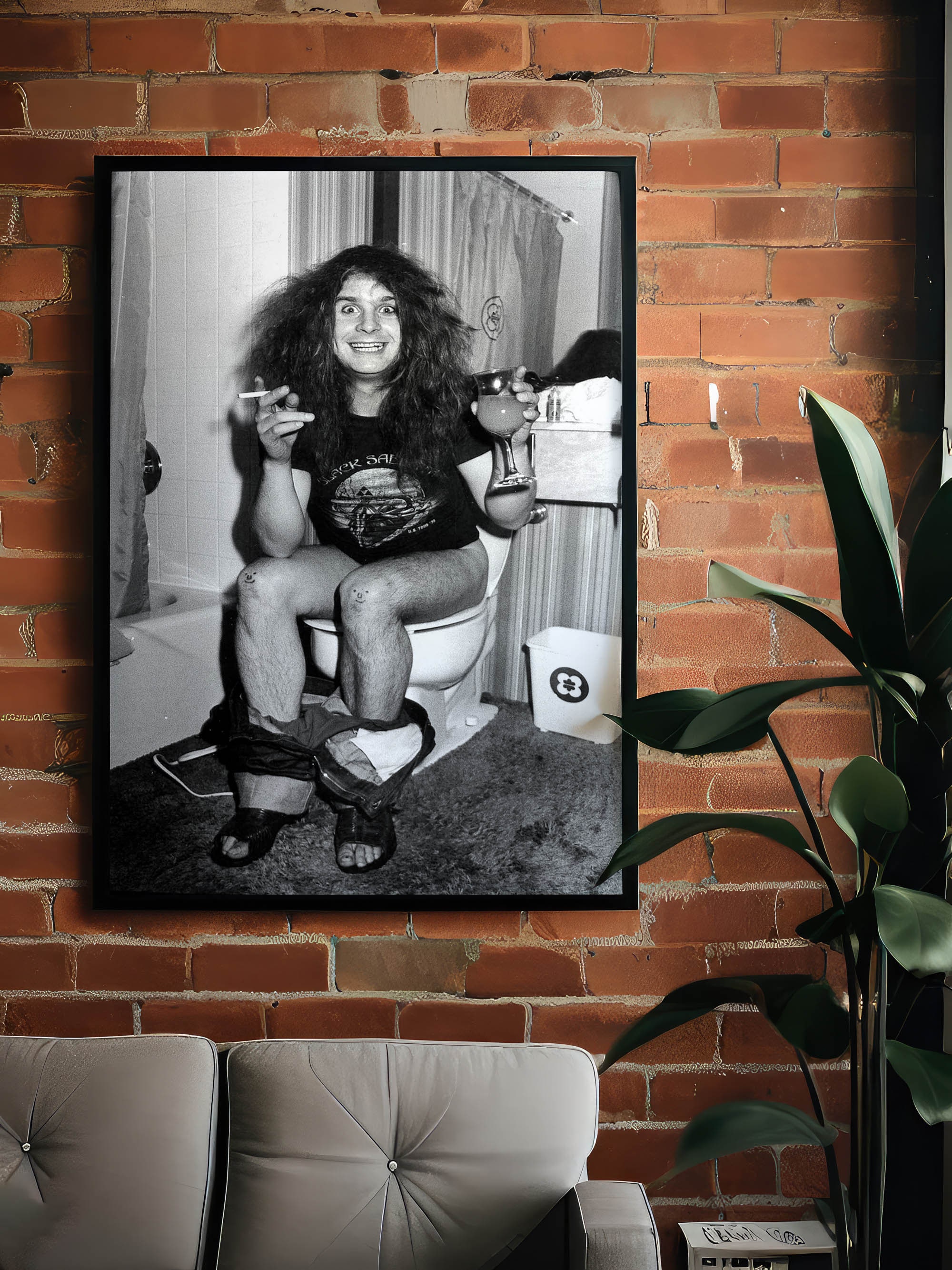 ozzy osbourne eating a bath