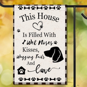 Dog Garden Flag Png 12x18 Garden Flag Sublimation Design Home Garden Dog Decor For Yard Digital Download