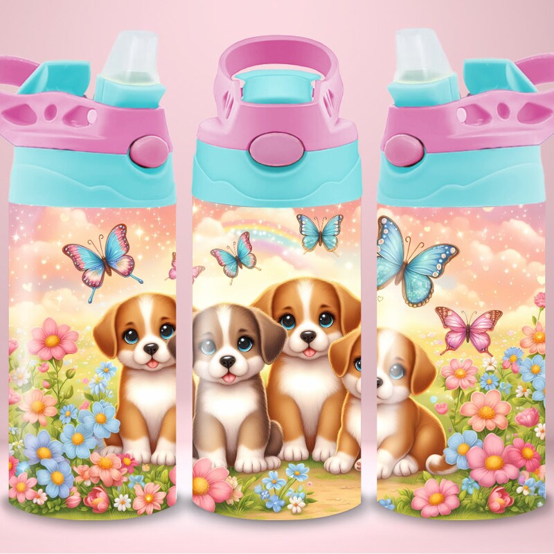 Babyhug 100% Cotton Caps Floral & Butterfly Print Pack of 2 White & Yellow - Diameter 15 cm main image 0