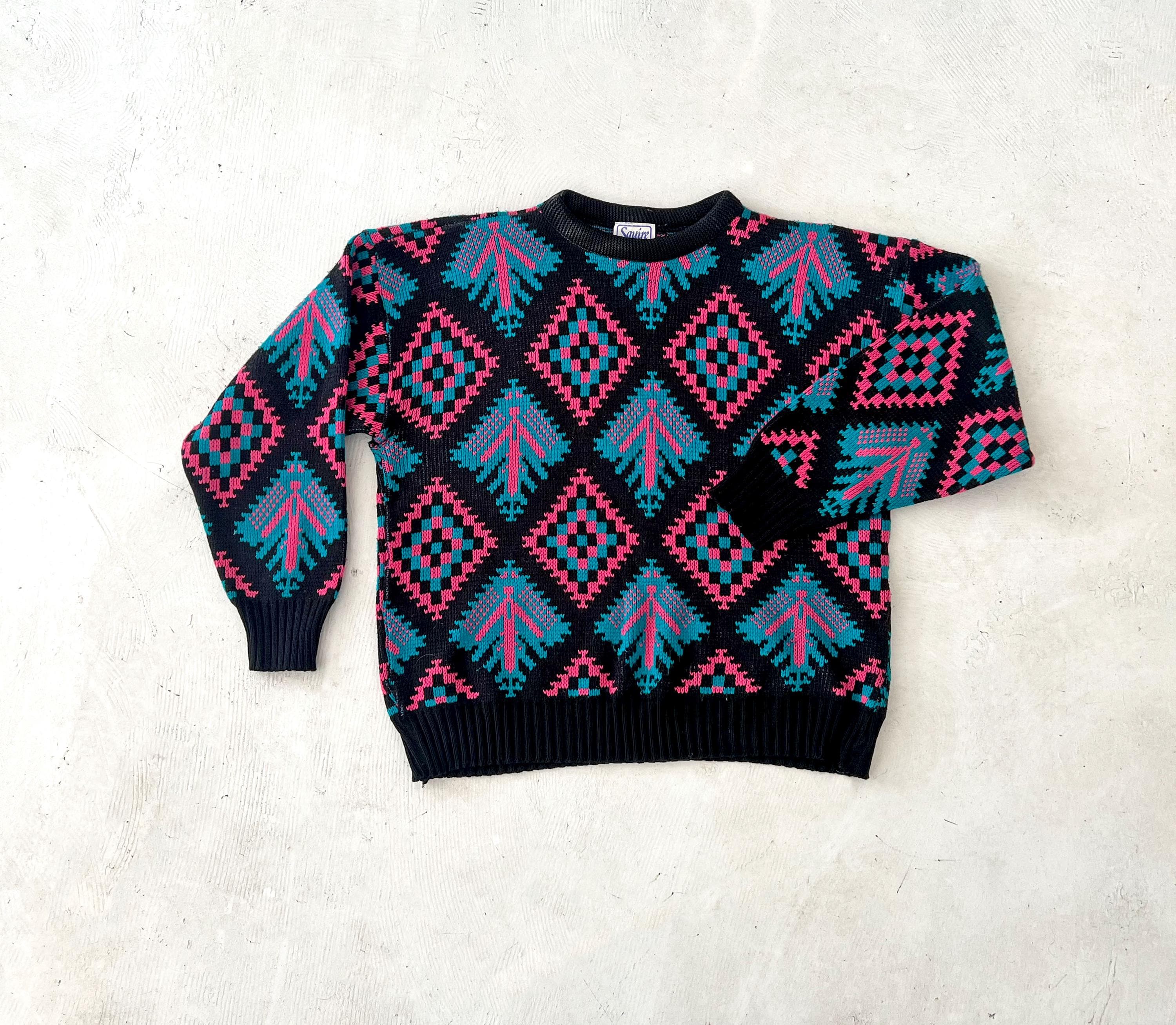90s jacquard paris knit sweater France製 90s jacquard paris knit sweater France製 90s Jacquard