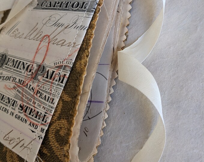 Vintage Billhead Junk Journal Paper Art Ephemera. Merchants Grocers