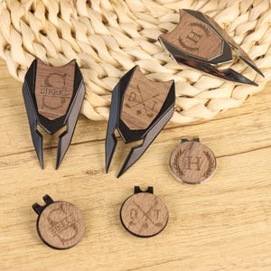 Personalized Divot Tool Set, Ball Marker, Golf Gifts for Men, Fathers Day Golf Gift, Gift for Him, Groomsmen Gift