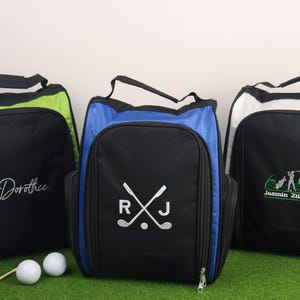 Personalized Golf Shoe Bag Embroidered Name Golf Player Shoe Bag Groomsman Golf Gift Gift for Golfer, Best Man Gift Groomsmen Proposal Gift