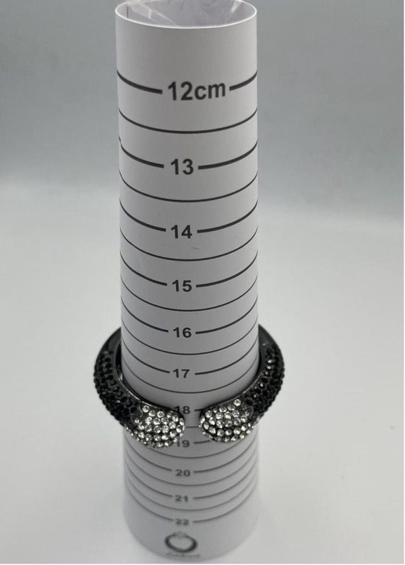 Joan Boyce Signed Hinged Cuff Statement Bracelet … - image 7