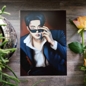 A5 - ATEEZ - "Mingi" - Illustrazione, pittura digitale, stampa artistica