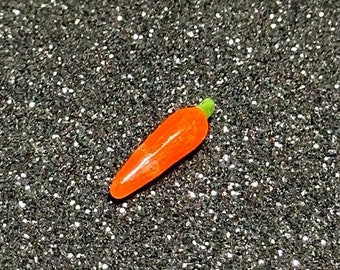 Terp pearl "Carrot", mini borosilicate sculpture