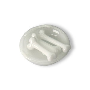 Terp pearl "Bone", mini borosilicate sculpture, 1 psc
