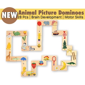 Il mio primo puzzle - Giocattolo in legno Montessori per bambini piccoli - Giocattolo didattico prescolare Montessori - Regalo educativo di compleanno - Regalo di laurea per bambini