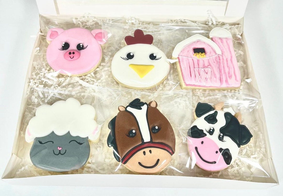 Barn Animal Sugar Cookies - Etsy