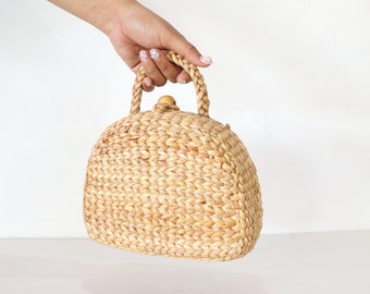 完売☆LUDLOW ラドロー Bucket-Water hyacinth bag Water Hyacinth Bag - Etsy