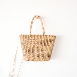 Große Stroh-Einkaufstasche für Damen, große gewebte Strandtasche, große Strandtasche, Geschenk für sie, Damen gewebte Tasche, Stroh-Tasche, große Stroh-Einkaufstasche