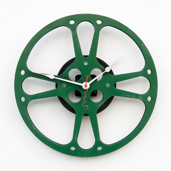 Recycled 16MM Movie Reel Clock