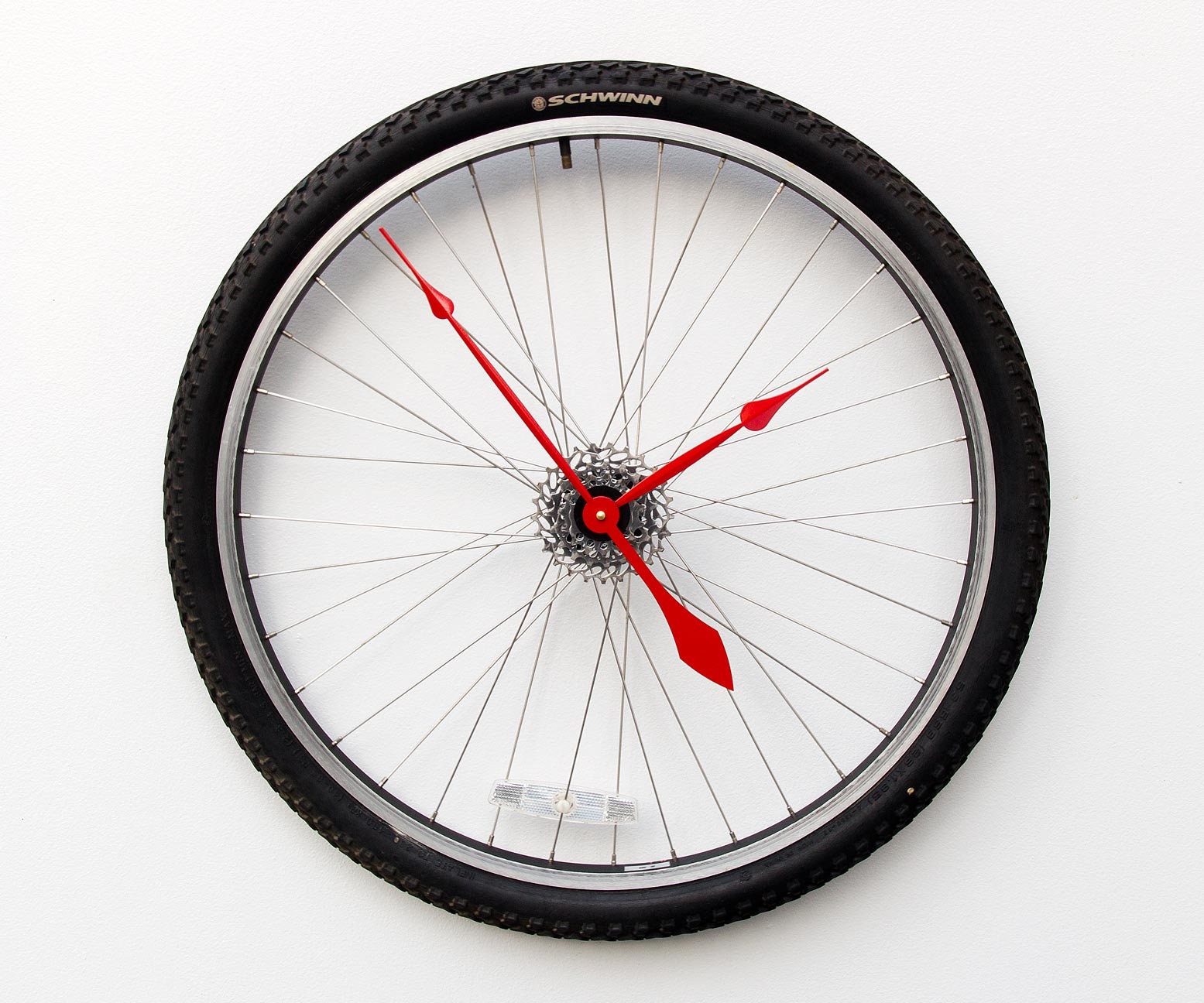 bike wheel clock