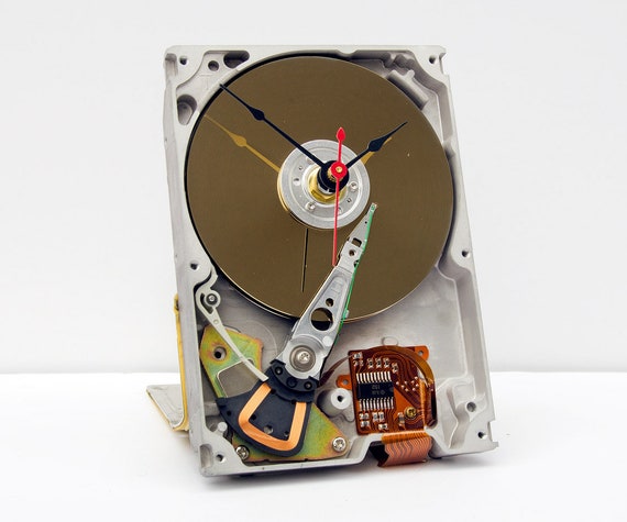 Your old technology can make a unique clock.