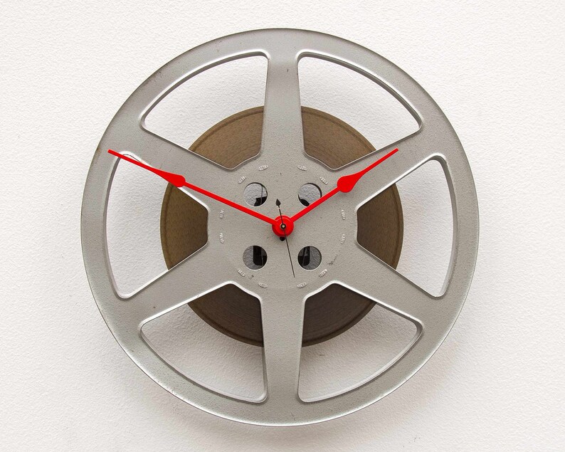 Movie reel clock Unique Wall Film Filmmaker Gift | Etsy
